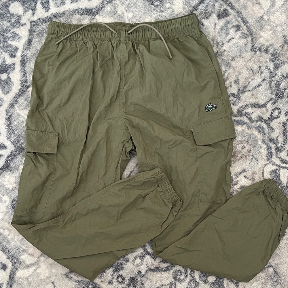 Lacoste Olive Green Cargo Pants